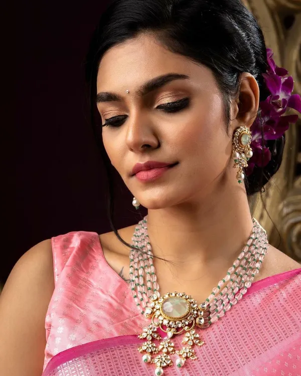 Pink_Embellished_Banarasi_Jacquard_Saree_(Pink)